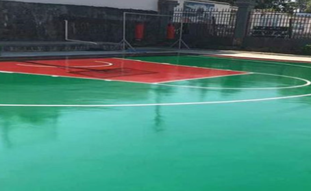 衢州篮球场翻新地面